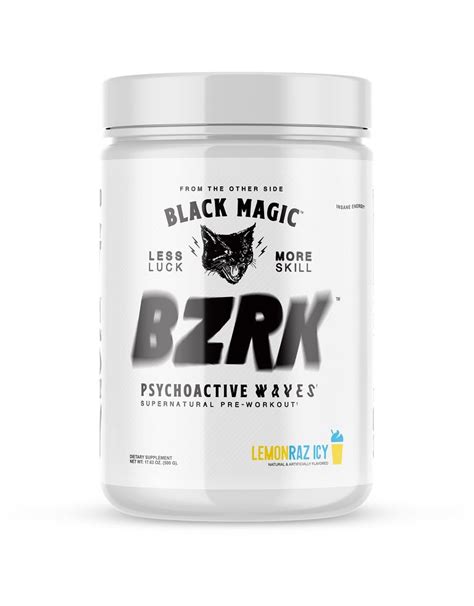 Achieve Your Fitness Goals Faster with Bzrk Black Spell Elixir Pre Workout